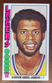 1976-77 Topps Kareem Abdul-Jabbar LA Lakers HOF Card #100 Tall Boy - Near Mint