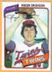 1980 Topps #256 Roger Erickson of the Minnesota Twins - Excellent Condition