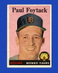 1958 Topps Set-Break #282 Paul Foytack EX-EXMINT *GMCARDS*