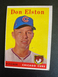 1958 Topps Don Elston Chicago Cubs #363--really good card