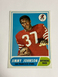 1968 Topps Football San Francisco 49ers Jimmy Johnson #61