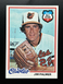 1978 Topps Baseball Card #160 Jim Palmer Baltimore Orioles NmMt HoF Near Center