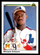 Marquis Grissom Montreal Expos Rookie 1990 Upper Deck #9