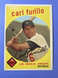 1959 Topps Card #206 Carl Furillo Nm. -Mt. Los Angeles Dodgers￼