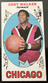 1969-70 Topps Basketball Card Chet Walker Bulls card #91