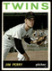 1964 Topps Jim Perry #34 Minnesota Twins Baseball Card
