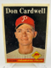 1958 Topps DON CARDWELL #372 Philadelphia Phillies