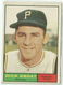 1961 Topps Baseball #1 Dick Groat, Pirates