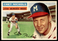 1956 Topps #278 Chet Nichols Milwaukee Braves Grey Back NO CREASES (tape)