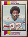 1973 Topps - #202 Zeke Moore - Houston Oilers