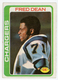 1978 Topps Fred Dean Rookie RC #217 Chargers HOF Vg-Ex