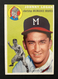 Vintage 1954 Topps #122 Johnny Logan, Milwaukee Braves
