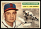1956 Topps #273 Walker Cooper St. Louis Cardinals Grey Back NO CREASES (tape)