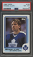 1986-87 Topps #149 Wendel Clark RC Rookie Maple Leafs PSA 8 NM-MT