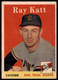 1958 Topps Ray Katt #284 Ex