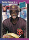1989 Donruss #28 Sandy Alomar Jr. RC Period Inc. Two Asterisks San Diego Padres