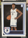 2022-23 Panini NBA Hoops #270 Vince Williams Jr Rookie Card Memphis Grizzlies