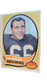 1970 TOPPS FOOTBALL SET, #233 Gene Hickerson, Cleveland Browns, EX