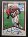 1998 Bowman Rookie Autographs Cardinals Football Card #A2 Andre Wadsworth