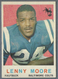 1959 Topps Lenny Moore #100 - Baltimore Colts - Vintage HOF VG++