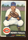 1953 Topps Baseball Card HIGH #252 Henry Foiles Single Print