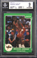 1985 Star Gatorade Slam Dunk #7 Michael Jordan Rookie RC BGS 9