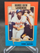 1986 Big League Chew Home Run Legends Hank Aaron #1 Atlanta Braves
