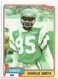 1981 Topps Football Card #523 Charlie Smith / Philadelphia Eagles