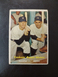 1957 Topps Baseball HOF #407 Yankees Power Hitters Mantle & Berra VG NO CREASES 