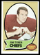1970 Topps #263 Jim Tyrer Kansas City Chiefs EX-EXMINT SET BREAK!