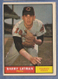 1961 TOPPS   BARRY LATMAN   HIGH #560  EXMT w/creased lower left tip  INDIANS
