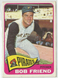 1965 Topps Baseball #392 Bob Friend, Pirates HI#