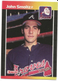 1989 Donruss Baseball Rookie Card #642 John Smoltz / Atlanta Braves