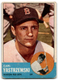 1963 Topps #115 Carl Yastrzemski Low Grade (rounded corners) Vintage Baseball