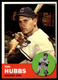 1963 Topps . Ken Hubbs Chicago Cubs #15