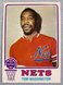 1973-74 Topps Tom Washington  New York Nets #182