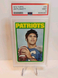 1972 Topps Football Card #65 Jim Plunkett New England Patriots, Rookie, PSA 9 