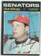 1971 Topps Baseball #729 RC DICK BILLINGS, SENATORS HI#