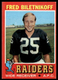 1971 Topps #178 Fred Biletnikoff Oakland Raiders EX-EXMINT NO RESERVE!