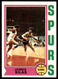 1974-75 Topps Set Break James Silas Rookie #186 NM-MT or BETTER