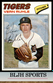 1977 Topps #311 Vern Ruhle  Detroit Tigers (stains)