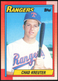 DREW HALL - 1990 Topps MLB #463 Texas Rangers
