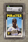 1986 Topps Traded Baseball #11T Barry Bonds Rookie Card RC CSG 8.5