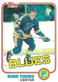 1981-82 TOPPS #12 BERNIE FEDERKO St. Louis Blues Hockey Card