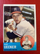 1963 Topps Bob Uecker Card #126 Milwaukee Braves - Vintage MLB Baseball