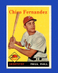 1958 Topps Set-Break #348 Chico Fernandez EX-EXMINT *GMCARDS*