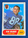 1968 Topps Ron Kramer Football Card #51 Detroit Lions
