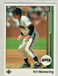 1989 Upper Deck Baseball Card #500 Kirt Manwaring - Giants