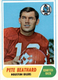 1968 Pete Beathard - Houston Oilers - Topps #198 - NFL -NO CREASES - NICE CARD