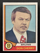1974-75 Topps #161 Don Cherry Coach Rookie RC Boston Bruins
